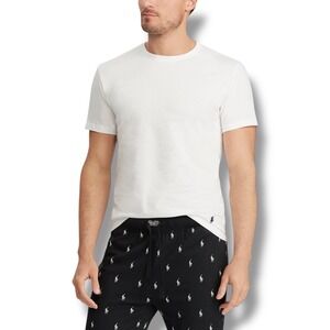 Polo Ralph Lauren T Shirt Mens Size XL White Cotton Crew Neck Short Sleeve